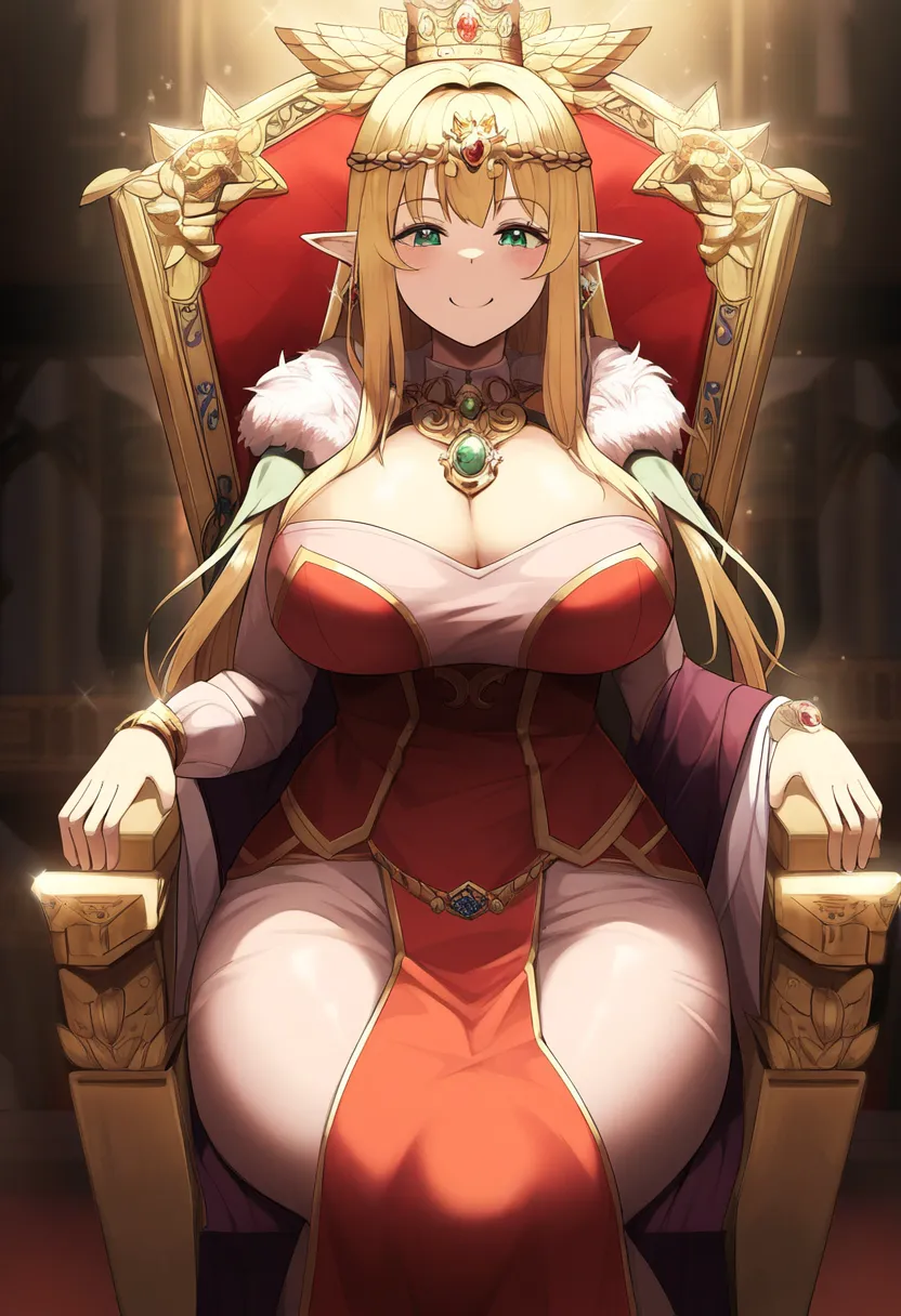 自鸣得意的精灵女王西琳