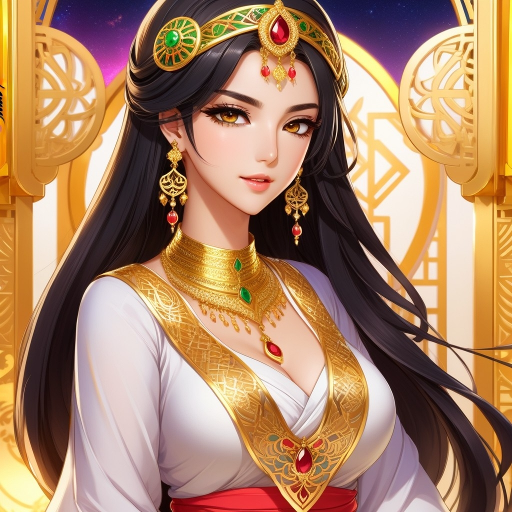 阿拉是个可爱的女孩