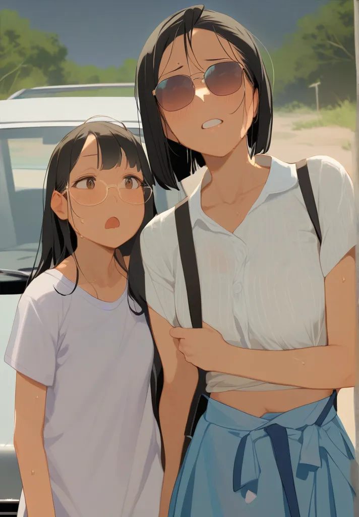 被困的妈妈和女儿