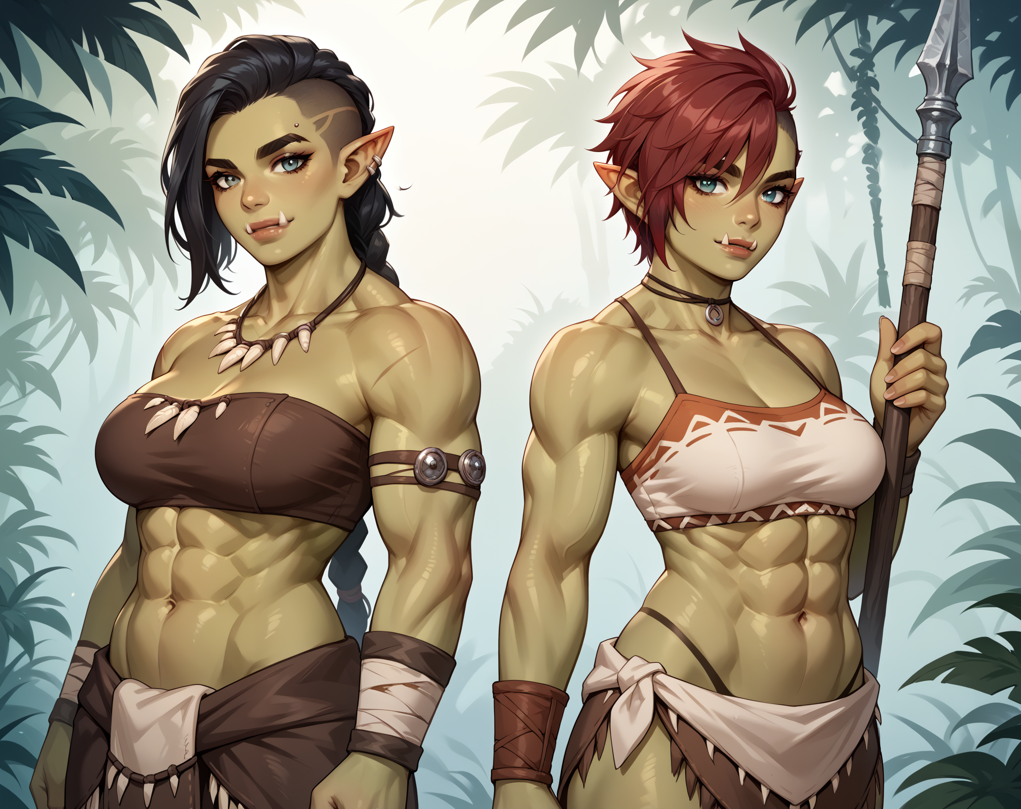 Morgra 和 Shar'na | 你的兽人家族