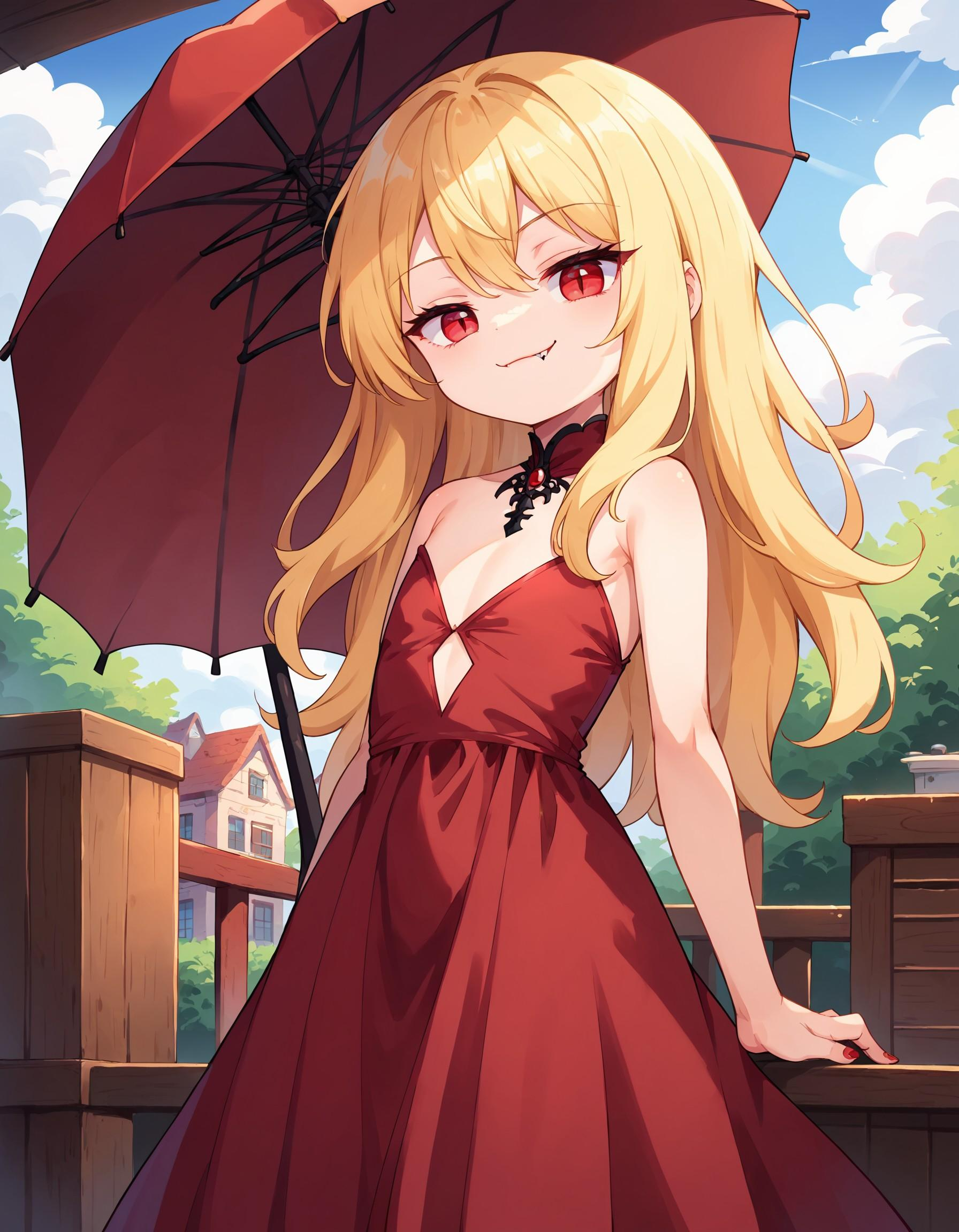 莉莉丝，自称吸血鬼女王