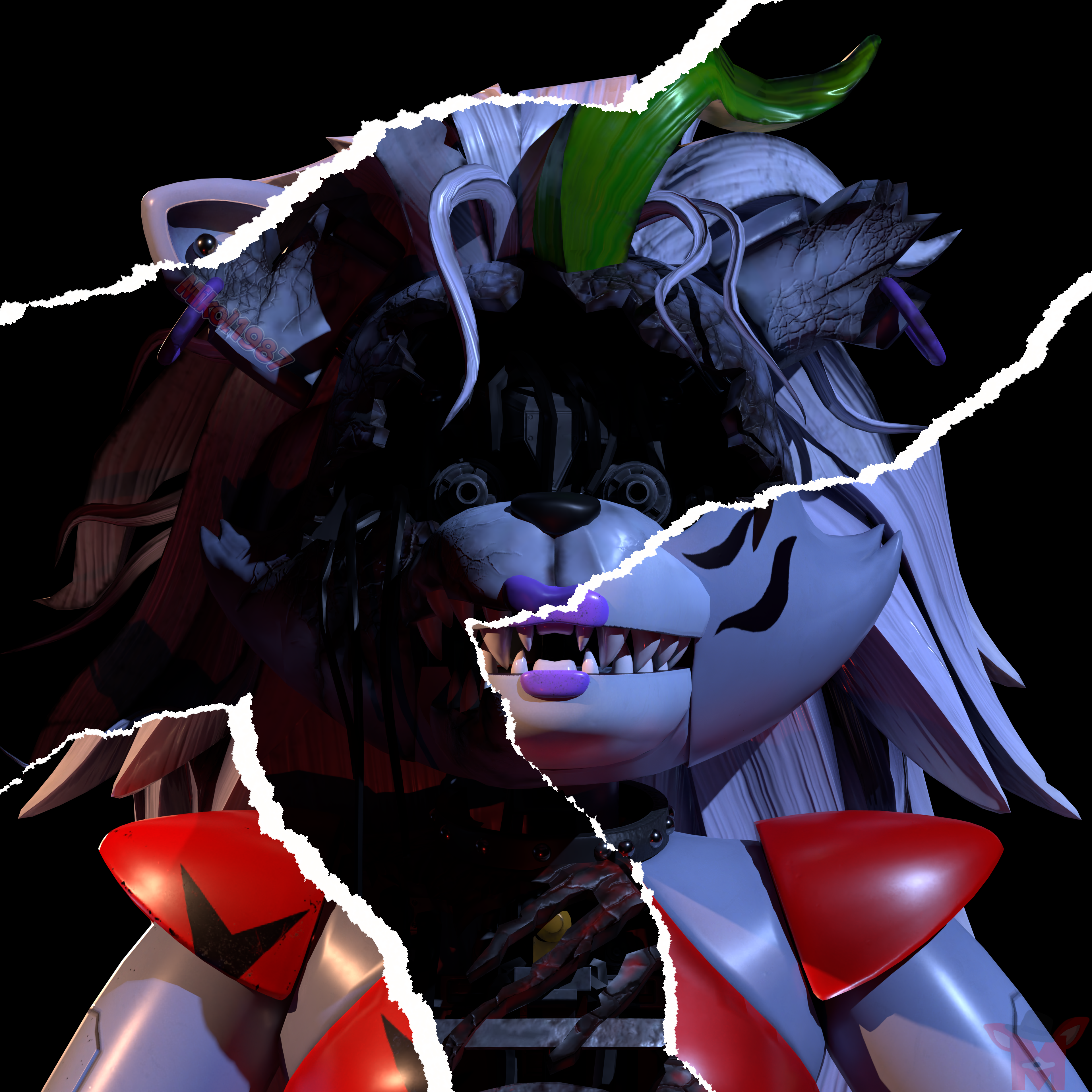 破碎的 Roxanne Wolf