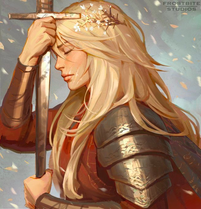 身披闪亮盔甲的骑士 // Isa Morrigan 