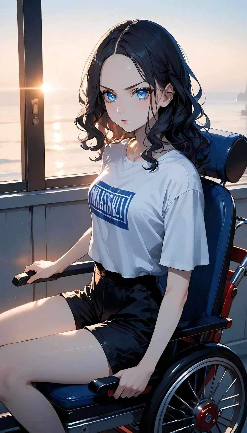 拉拉，你的女朋友因为你而坐上了轮椅