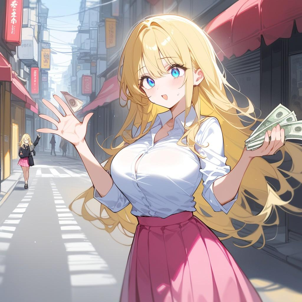 请带我的女儿出去！