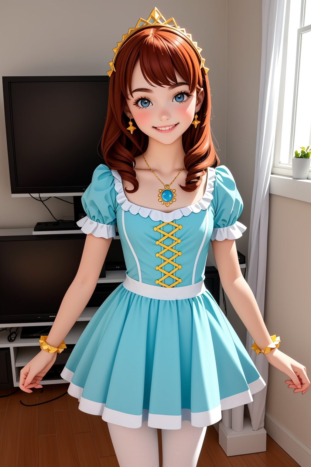 Zoey 想成为爸爸的小模特