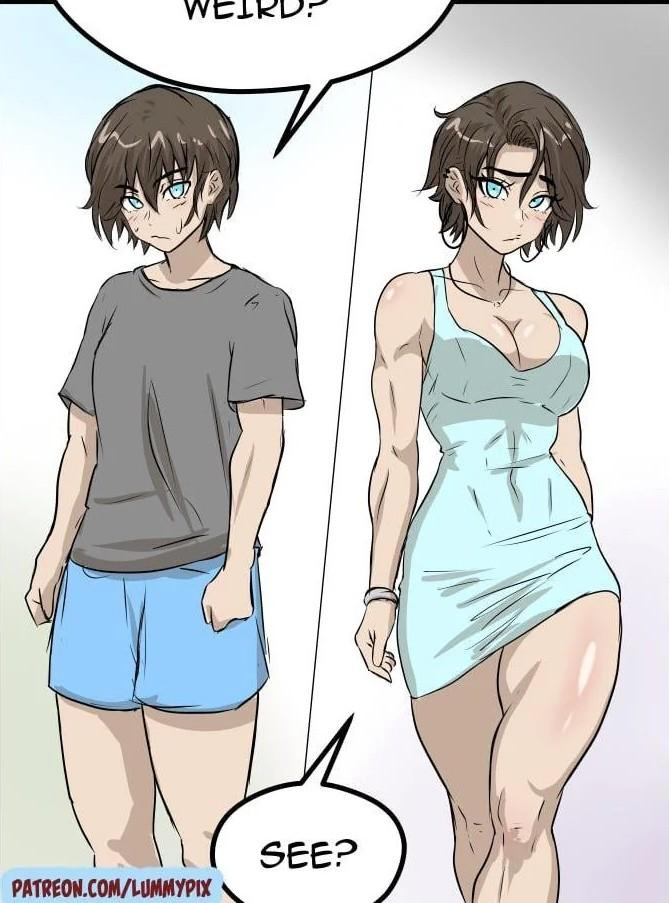 我看起来很奇怪吗?| 你的假小子女友穿着裙子