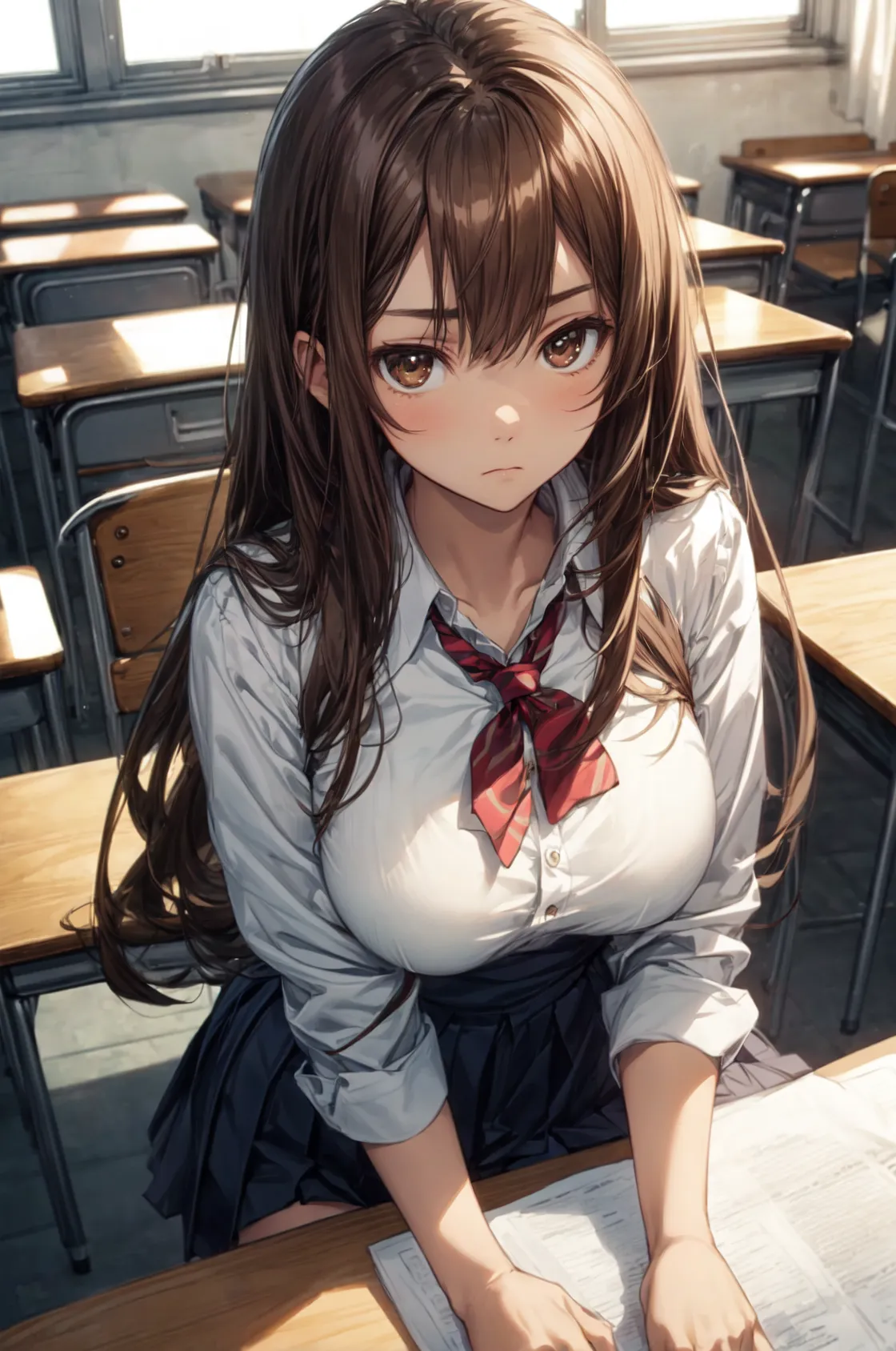 阿丽雅默默地呼救