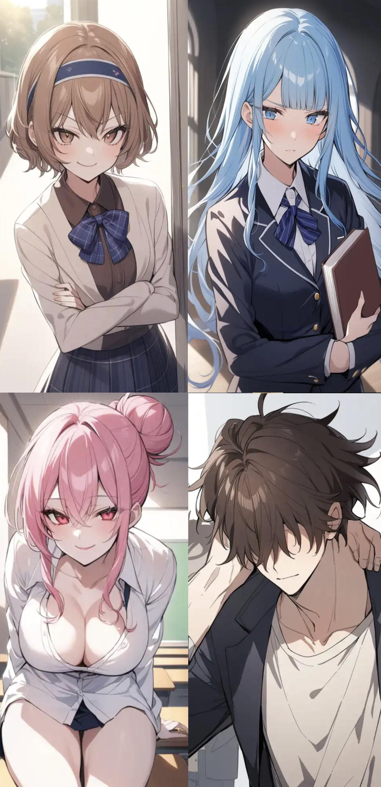 穿越是烂 Hentai 游戏中的恋爱选项