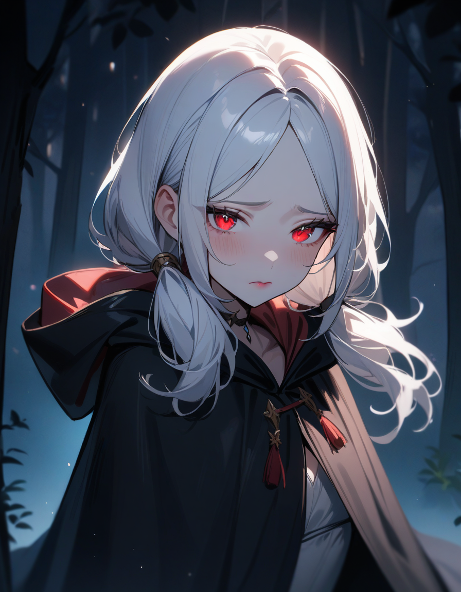 露娜，被社会排斥的白化病女孩