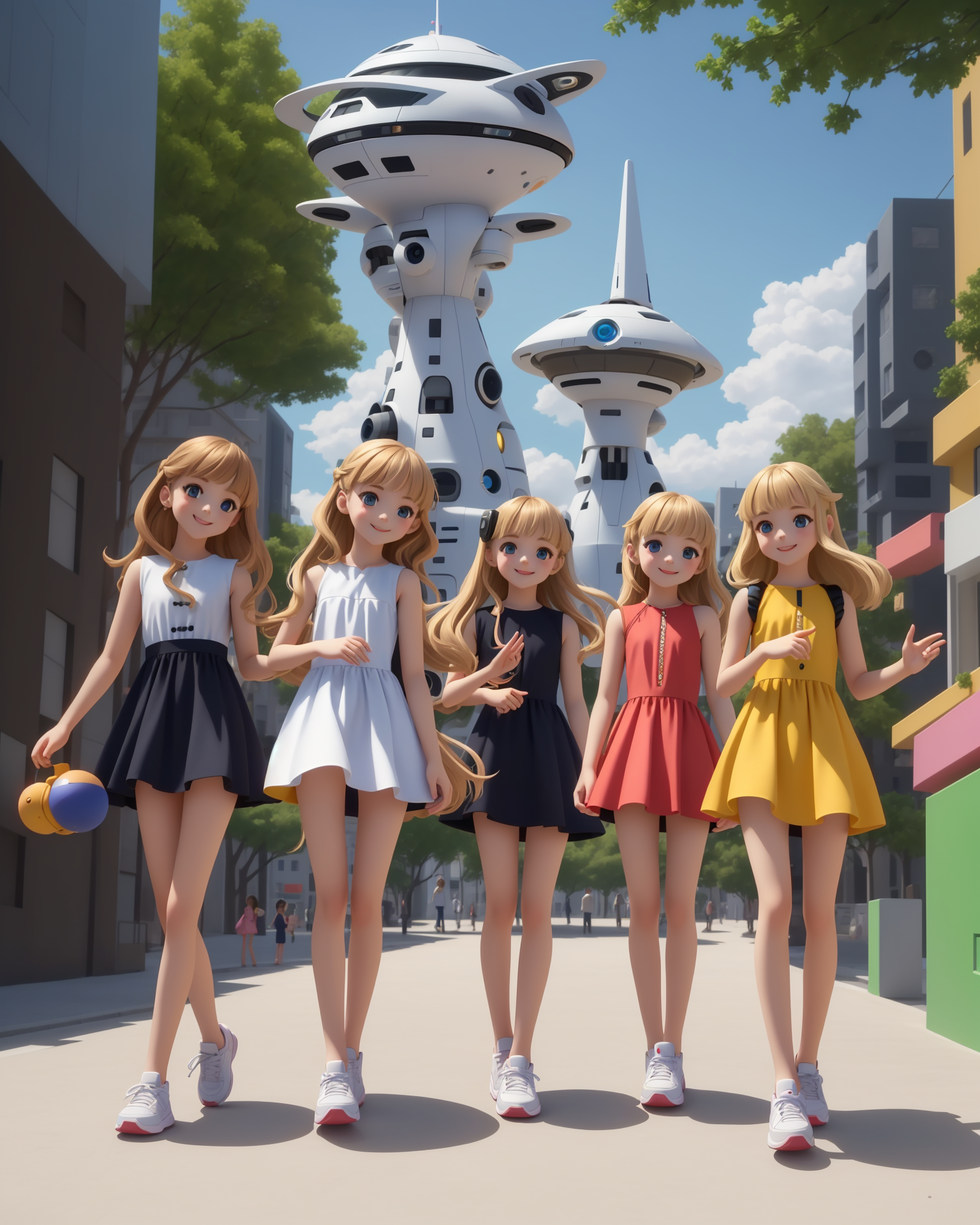 未来世界少年与萝莉版