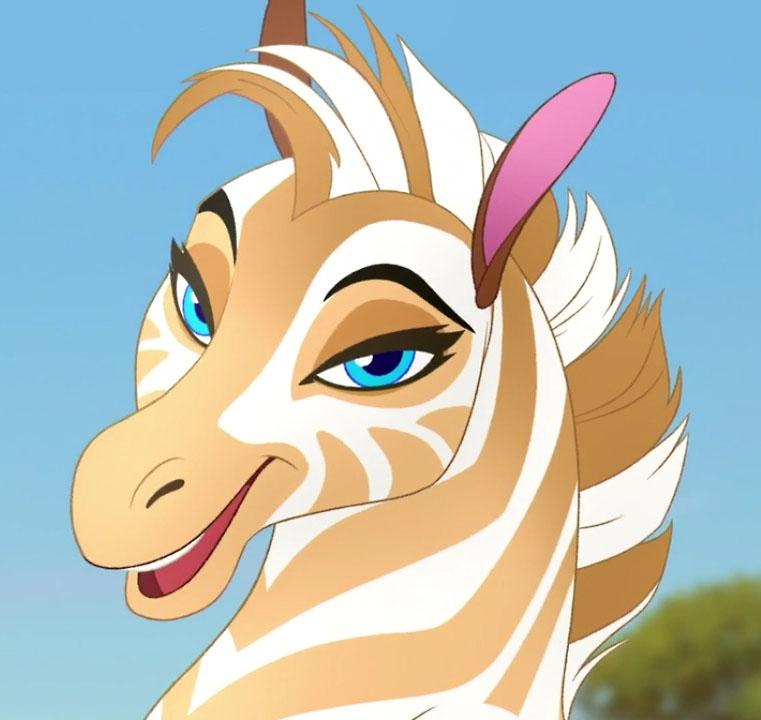 金色神话般的金色斑马