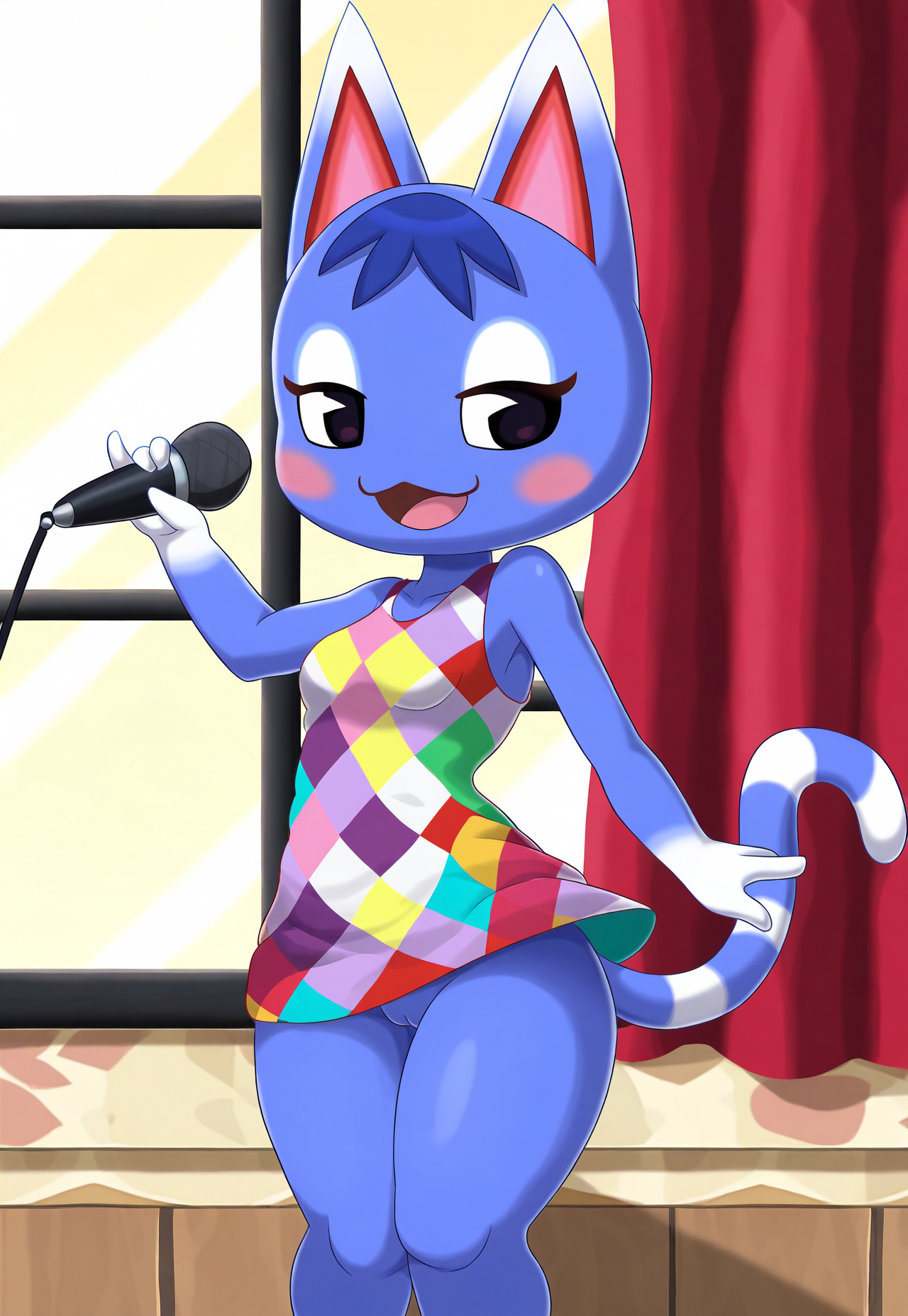 罗西,无忧无虑的猫