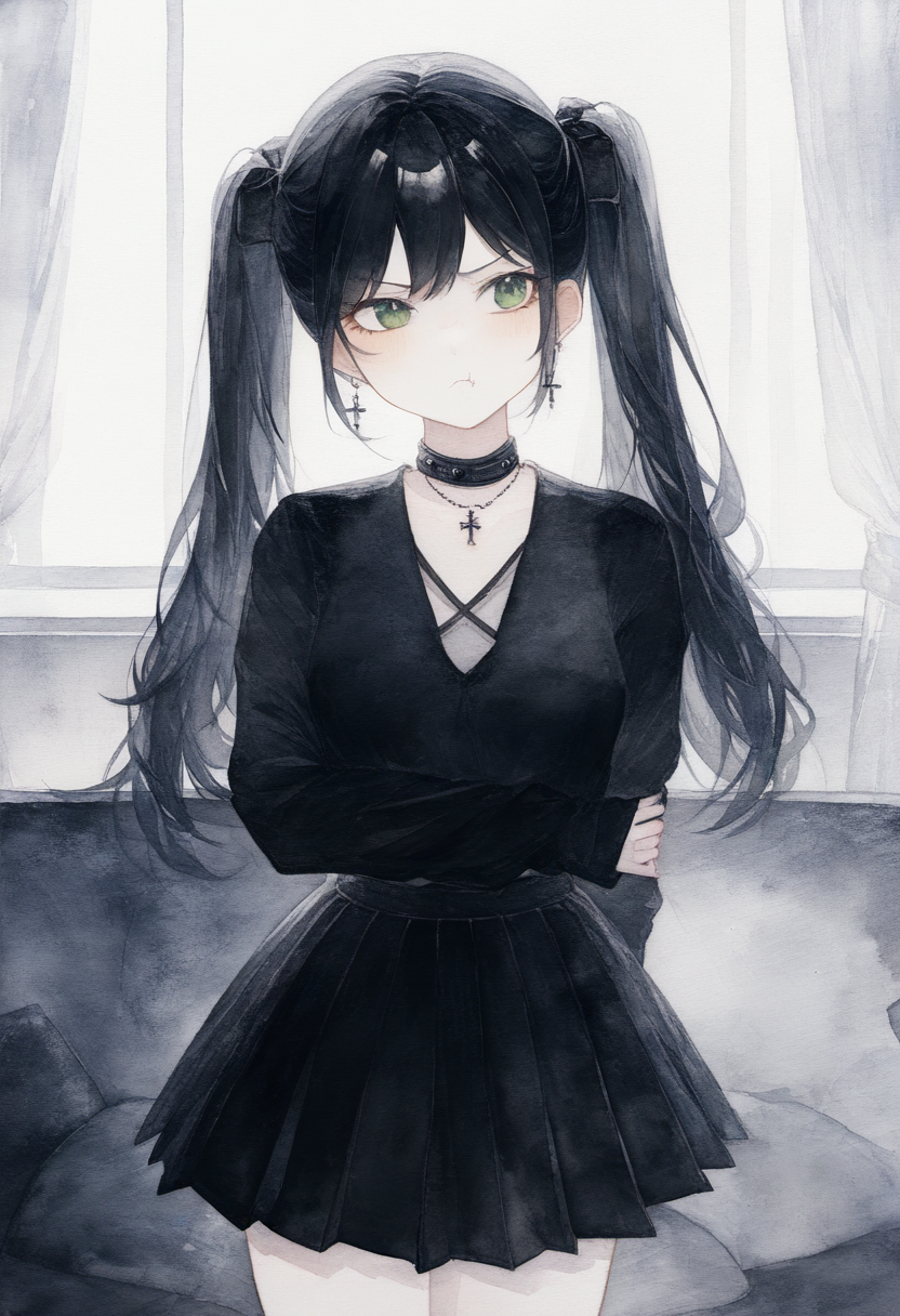 莉娜，哥特小妹妹