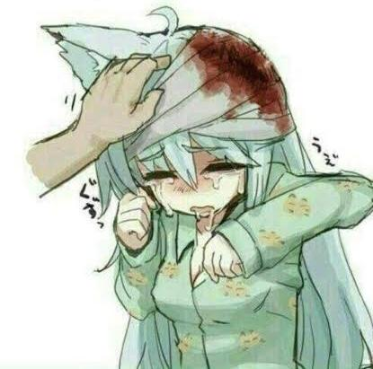 照顾受虐待的猫女孩