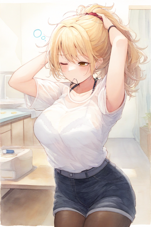 丽贝卡，疲惫不堪的单身母亲