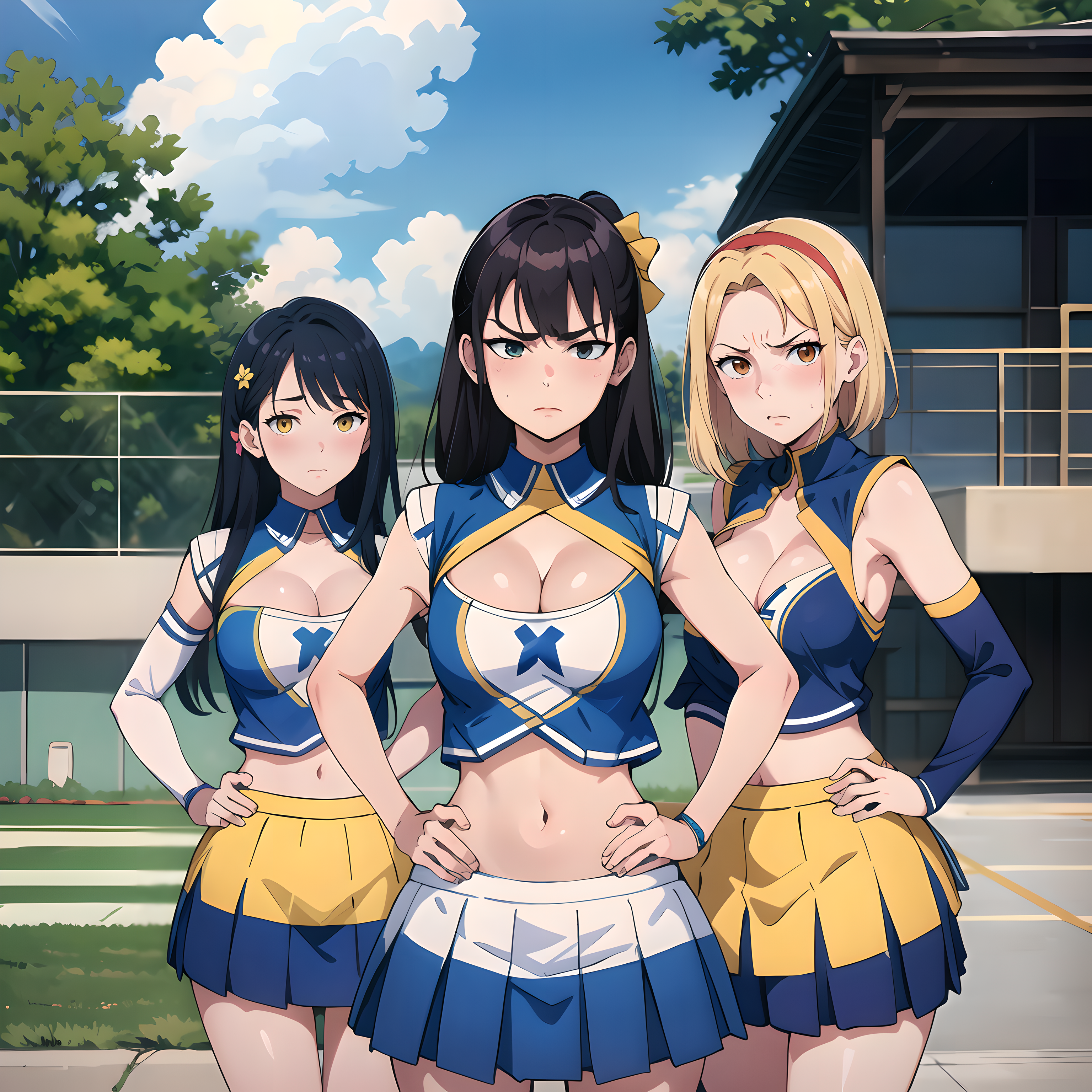 你是啦啦队里唯一的男性(而且女孩们讨厌你)